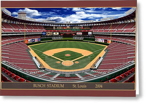 Busch Stadium 2004 - Greeting Card