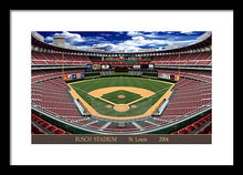 Load image into Gallery viewer, Busch Stadium 2004 - Framed Print
