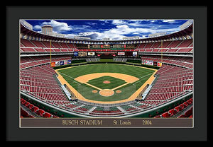 Busch Stadium 2004 - Framed Print