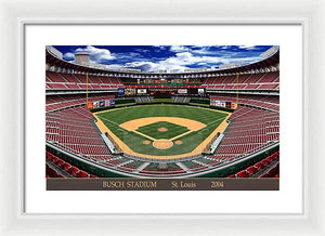 Busch Stadium 2004 - Framed Print