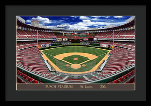 Busch Stadium 2004 - Framed Print