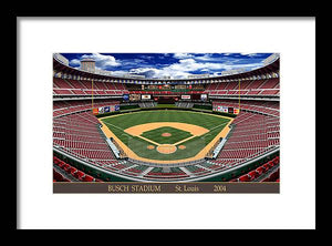 Busch Stadium 2004 - Framed Print