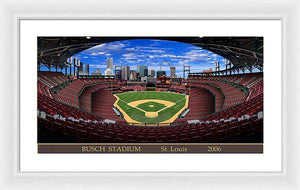 Busch Stadium 2006 - Framed Print