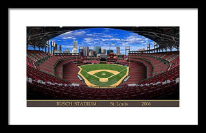 Busch Stadium 2006 - Framed Print