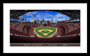 Busch Stadium 2006 - Framed Print