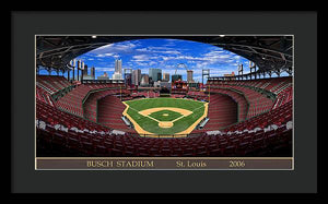 Busch Stadium 2006 - Framed Print