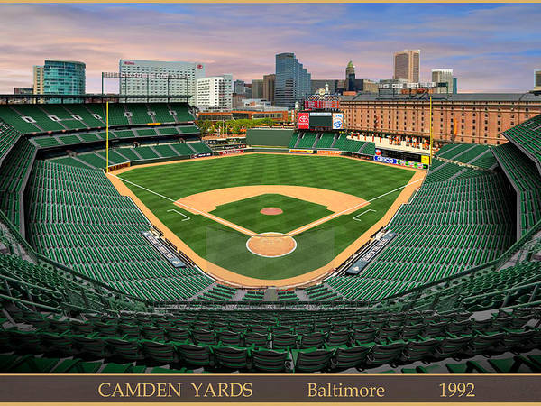 Camden Yards 1992 - Art Print