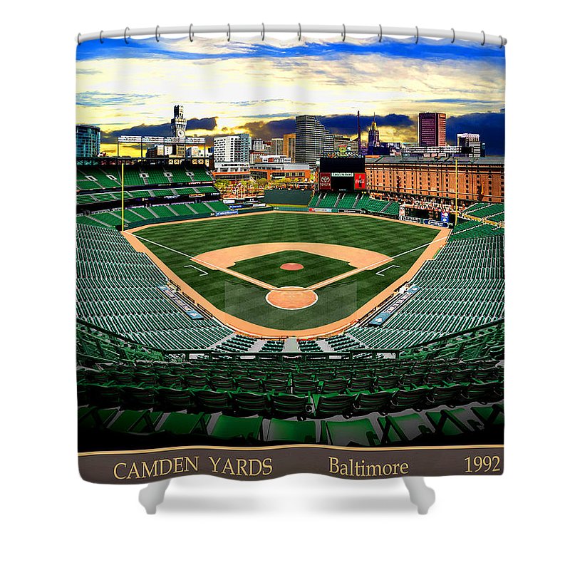 Camden Yards 1992 - Shower Curtain