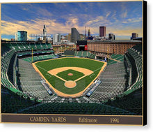 Load image into Gallery viewer, Camden Yards 1994 - Canvas Print
