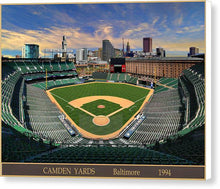 Load image into Gallery viewer, Camden Yards 1994 - Canvas Print
