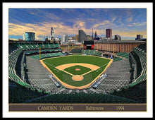 Load image into Gallery viewer, Camden Yards 1994 - Framed Print
