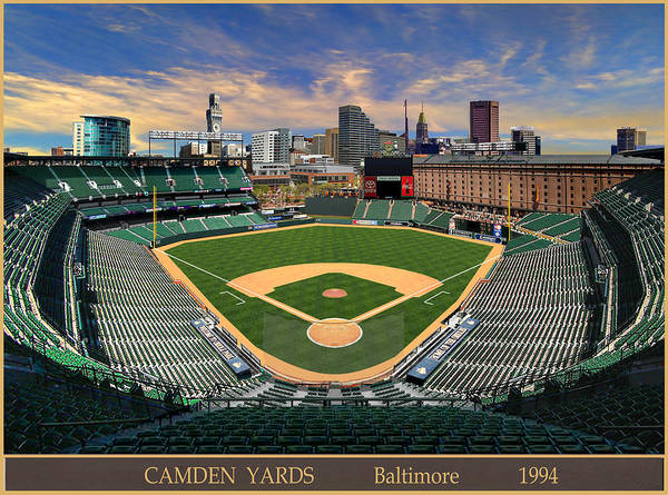 Camden Yards 1994 - Art Print