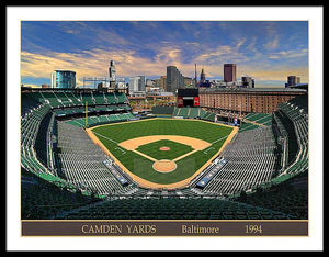 Camden Yards 1994 - Framed Print