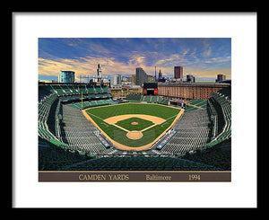 Camden Yards 1994 - Framed Print