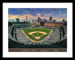 Camden Yards 1994 - Framed Print