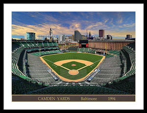 Camden Yards 1994 - Framed Print