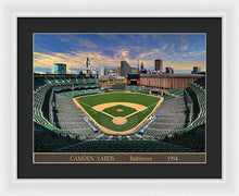 Load image into Gallery viewer, Camden Yards 1994 - Framed Print
