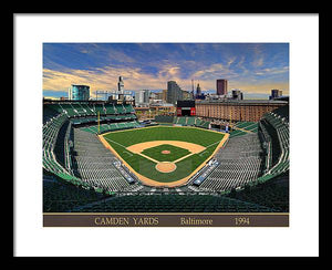 Camden Yards 1994 - Framed Print