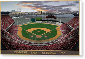 Candlestick Park 1962 - Canvas Print