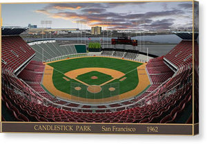 Candlestick Park 1962 - Canvas Print