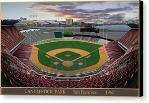 Candlestick Park 1962 - Canvas Print