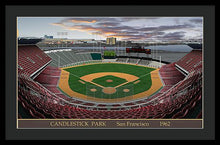 Load image into Gallery viewer, Candlestick Park 1962 - Framed Print
