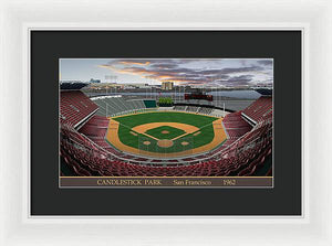 Candlestick Park 1962 - Framed Print