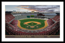 Load image into Gallery viewer, Candlestick Park 1962 - Framed Print
