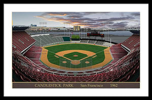 Candlestick Park 1962 - Framed Print