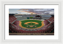 Load image into Gallery viewer, Candlestick Park 1962 - Framed Print
