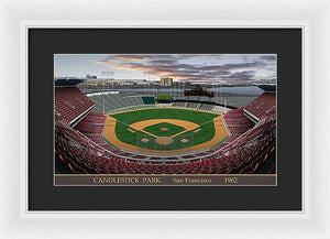 Candlestick Park 1962 - Framed Print