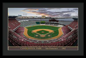 Candlestick Park 1962 - Framed Print