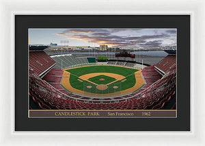 Candlestick Park 1962 - Framed Print