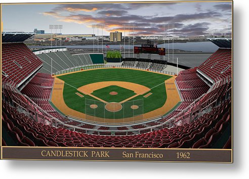 Candlestick Park 1962 - Metal Print