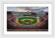 Load image into Gallery viewer, Candlestick Park 1962 - Framed Print
