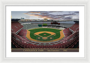 Candlestick Park 1962 - Framed Print