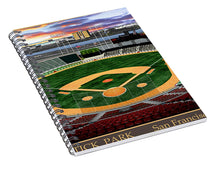 Load image into Gallery viewer, Candlestick Park 1962 - Spiral Notebook
