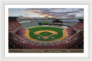 Candlestick Park 1962 - Framed Print