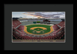 Candlestick Park 1962 - Framed Print