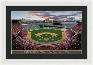 Candlestick Park 1962 - Framed Print