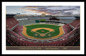 Candlestick Park 1962 - Framed Print