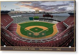 Candlestick Park 1962 - Acrylic Print