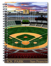 Load image into Gallery viewer, Candlestick Park 1962 - Spiral Notebook
