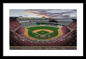 Candlestick Park 1962 - Framed Print