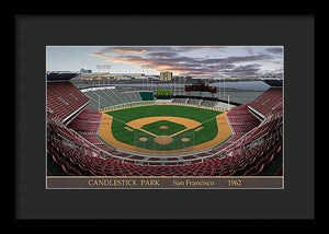 Candlestick Park 1962 - Framed Print