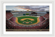 Load image into Gallery viewer, Candlestick Park 1962 - Framed Print
