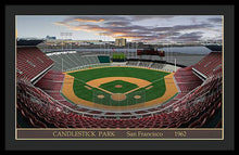 Load image into Gallery viewer, Candlestick Park 1962 - Framed Print
