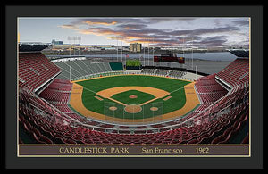 Candlestick Park 1962 - Framed Print