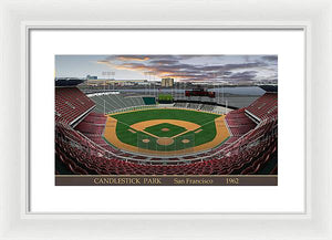 Candlestick Park 1962 - Framed Print