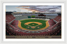 Load image into Gallery viewer, Candlestick Park 1962 - Framed Print
